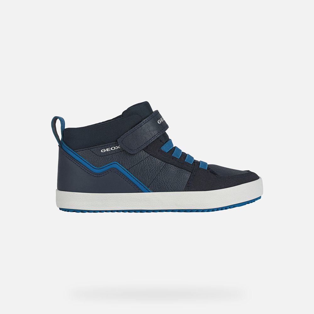 Tenis Geox Menino Azul Marinho - Alonisso - ANLUD9670